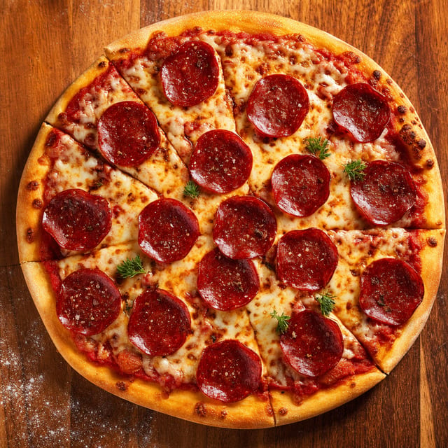 14" Jalapeno Pepperoni.