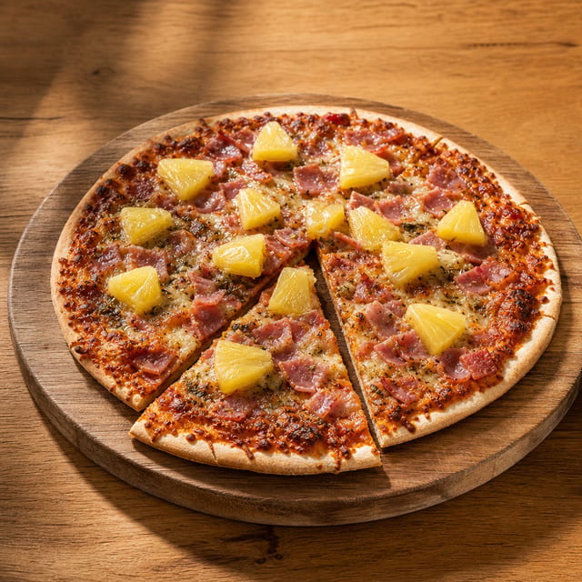 16" Hawaiian Pizza.